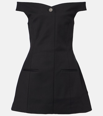 Sandrine 오프숄더 미니드레스 | SIR