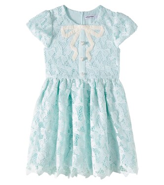 Bow lace dress | Self-Portrait Kids