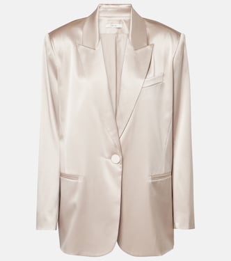 Oversized silk satin blazer | The Sei