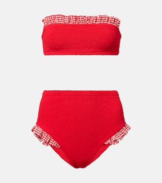 Peggy gingham bikini | Hunza G