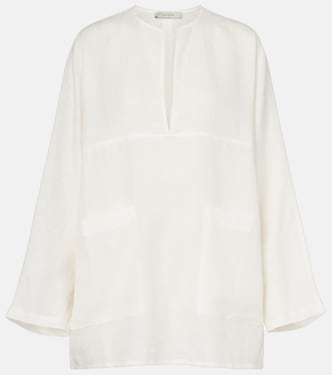 Oversized linen top | Asceno
