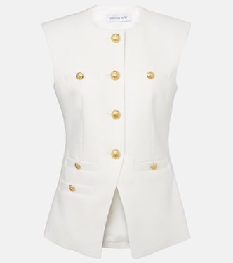 Tamara linen-blend vest | Veronica Beard