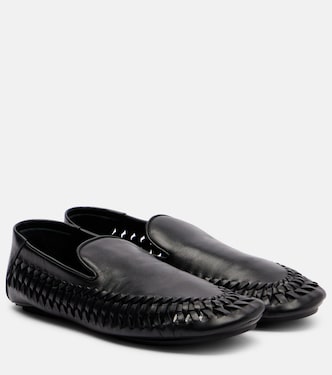 Slip-Ons Whip aus Leder | Proenza Schouler