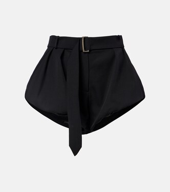 Belted wool shorts | Magda Butrym