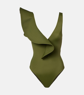 Boleros荷叶边连体泳衣 | Johanna Ortiz