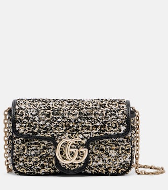 Schultertasche GG Marmont Mini aus Tweed | Gucci