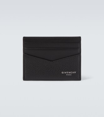 Logo leather card holder | Givenchy