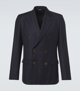 Double-breasted virgin wool blazer | Dolce&Gabbana
