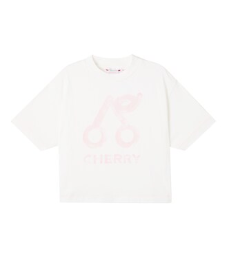 T-shirt Lele in jersey di cotone con stampa | Bonpoint