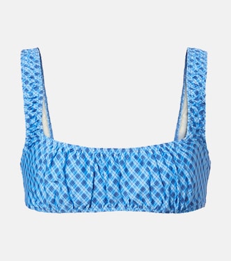 Top de bikini Zoe a cuadros | Montce