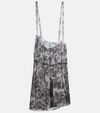 Midirock aus Spitze | Prada