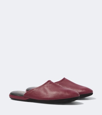 Leather slippers | Charvet