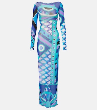 Vestido largo Vivara de tul | Pucci