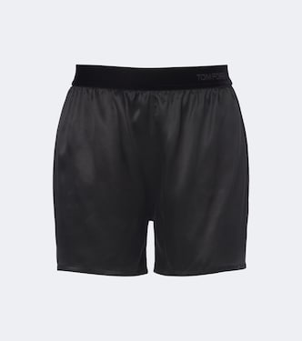 Silk satin pajama shorts | Tom Ford