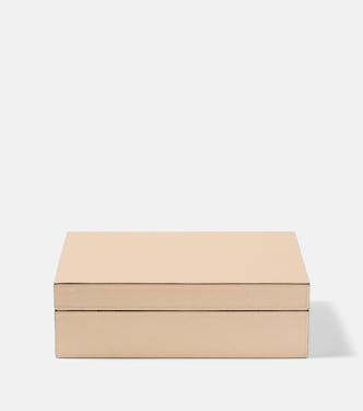 Frank wood and leather watch box | Giobagnara
