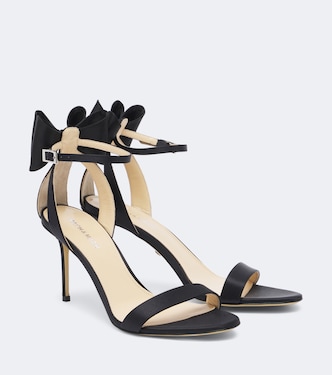 Le Cadeau bow-detail satin sandals  | Mach & Mach