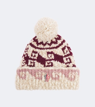 Bonnet en jacquard de laine et alpaga mélangés | Moncler Grenoble