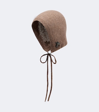 Turbo embellished cashmere hood | Simone Rocha