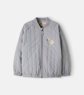 Juno embroidered padded bomber jacket | Konges Sløjd