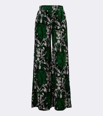 Pantalones palazzo de jersey estampados | La DoubleJ