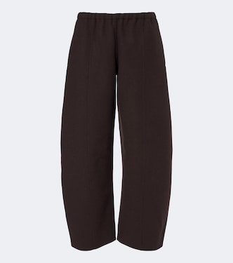 Barrel-Leg-Hose Clover aus Wolle | Khaite