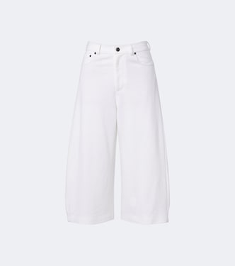 Cotton and linen culottes | Brunello Cucinelli