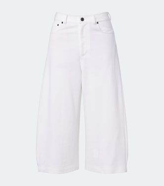 Culottes aus Baumwolle und Leinen | Brunello Cucinelli