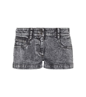Low-rise denim shorts | Norma Kamali