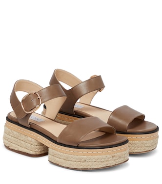 Espadrille-Sandalen Ryka aus Leder | Gabriela Hearst