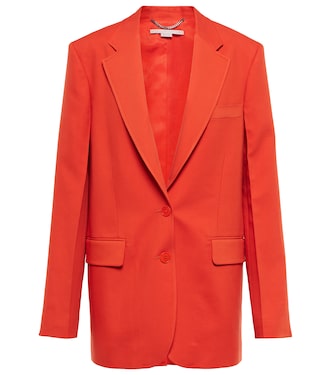 Single-breasted twill blazer | Stella McCartney