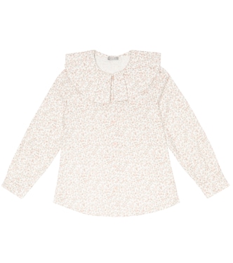 Floral cotton blouse | Il Gufo