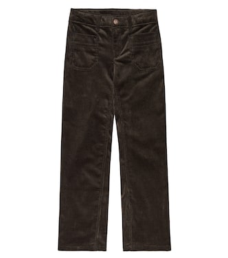 Junon cotton corduroy flared pants | Bonpoint