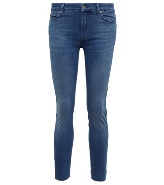 Kimmie B(AIR) mid-rise straight jeans | 7 For All Mankind