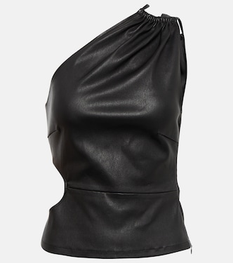 Cutout leather top | Amiri