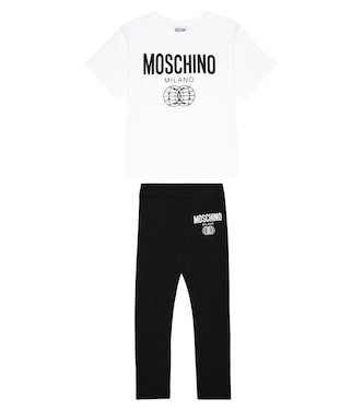 Ensemble t-shirt et legging à logo | Moschino Kids