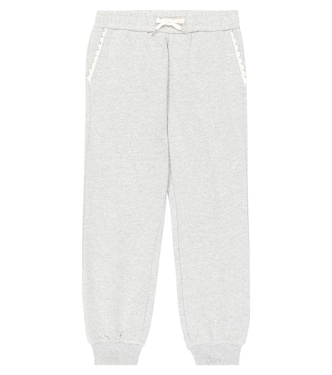 بنطلون رياضي من القطن الجيرسيه | Chloé Kids