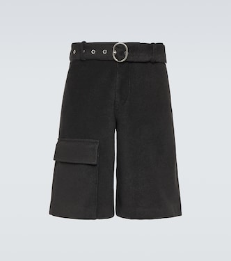 Low-Rise Shorts Crochet aus einem Baumwollgemisch | Jil Sander