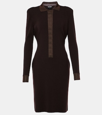 Wool and silk-blend minidress | Tom Ford
