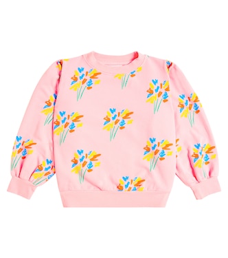 Fireworks cotton-blend jersey sweatshirt | Bobo Choses