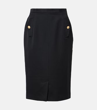 Virgin wool pencil skirt | Alessandra Rich