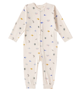 Baby Birk printed cotton-blend jersey onesie | Liewood