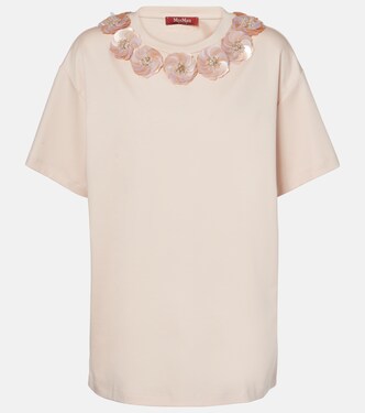 Gennaio embellished jersey top | Max Mara