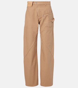 Pantalon ample Twisted en laine | JW Anderson