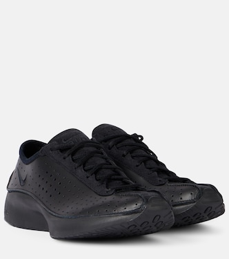 Air Superfly leather-trimmed sneakers | Nike