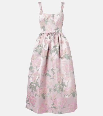 Robe Apple en brocart à fleurs | Markarian