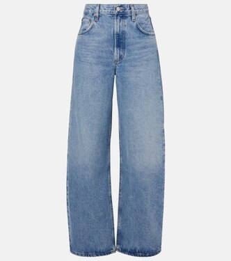 Low Curve mid-rise wide-leg jeans | Agolde