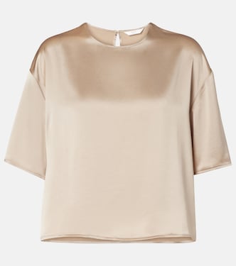 Barb satin T-shirt | Leset