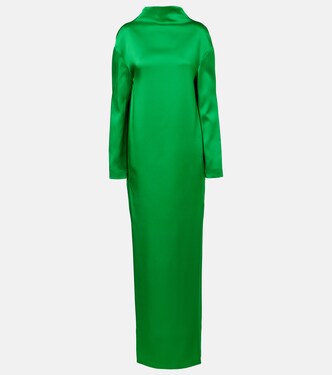 Robe longue en crêpe de satin | Tom Ford