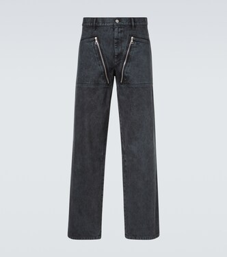 Zip-detail wide-leg jeans | Dries Van Noten