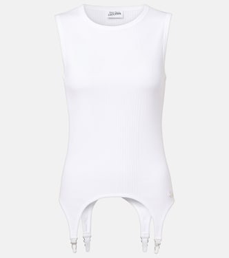 Ribbed-knit cotton jersey tank top | Jean Paul Gaultier